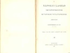 Npolyi Lszl trnkvetelsnek klfldi vonatkozsai