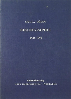 Dcsy Gyula - Bibliographie
