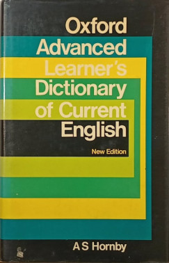 A. S. Hornby   (Szerk.) - Oxford Advanced Learner's Dictionary of Current English