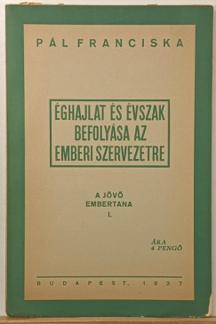 Pál Franciska - Éghajlat és évszak befolyása az emberi szervezetre