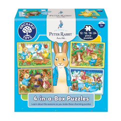 Ny�l P�ter, 4 kirak� egy dobozban 4-in-a-Box Puzzles WPR004� Orchard / Peter Rabbit�