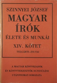 Magyar rk lete s munki XIV. ktet (reprint)