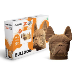 Bulldog 3D festhet� karton puzzle (Cartonic)