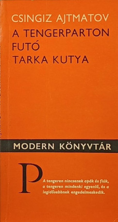 A tengerparton fut tarka kutya