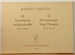 44 ktszlam nekgyakorlat - 44 Zweistimmige Sing-bungen