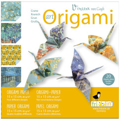 Origami pap�r, Van Gogh, 20 lap, 15�15 cm