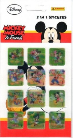  - Mickey Mouse & Friends - 2 in 1 3D matricák, 12 darabos