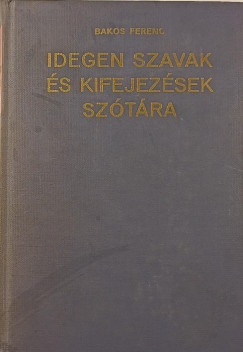 Idegen szavak s kifejezsek sztra