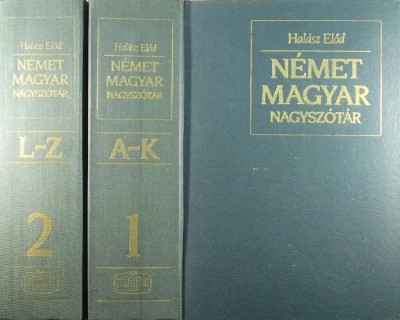 Halász Előd - Német-magyar nagyszótár 1-2.