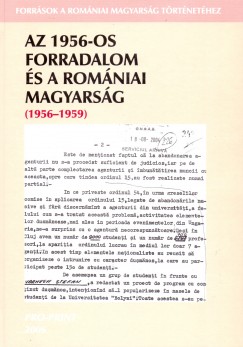 Az 1956-os forradalom s a romniai magyarsg 1956-1959