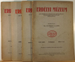 György Lajos (Szerk.) - Erdélyi Múzeum XXXV. kötet 1930. 1-12. szám (teljes évf.)