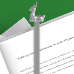 Szarvas, ezst  - Fm knyvjelz