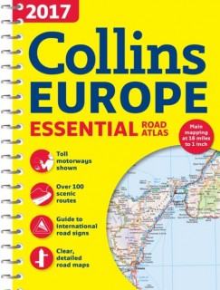 Európa atlasz (Collins Essential) - 2017
