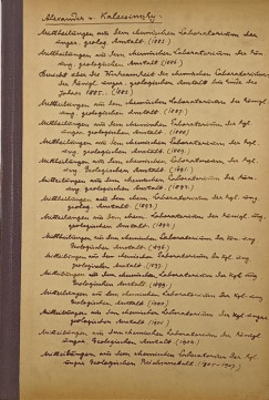 Kalecsinszky Sándor - Kalecsinszky Sándor válogatott munkái (NÉMET NYELVEN)