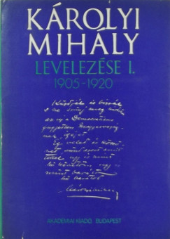 Krolyi Mihly levelezse I.