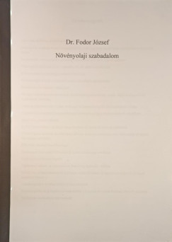 Fodor J�zsef - N�v�nyolaji szabadalom