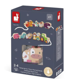 Felf�zhet� farm figur�k - k�szs�gfejleszt� j�t�k kicsiknek (Janod,J05315)