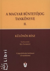 A magyar bntetjog tanknyve II. CD-mellklettel