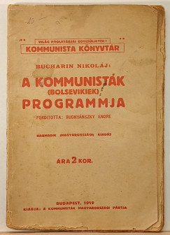 A kommunist�k (bolsevikiek) programja