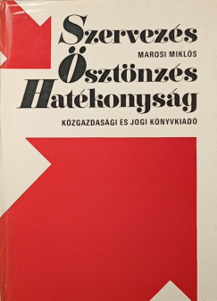 Marosi Miklós - Szervezés - ösztönzés - hatékonyság
