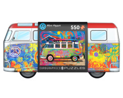 VW - Wave Hopper, 550 db-os puzzle VW Samba Busz gy�jthet� f�m dobozban (EUROGRAPHICS, 8551-5561)