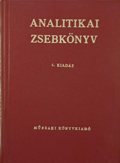 Analitikai zsebknyv 4. kiads