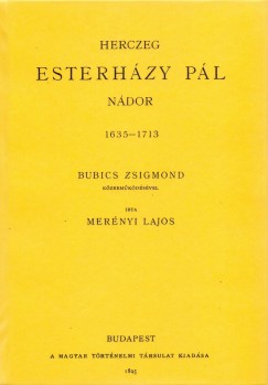 Herczeg Esterhzy Pl ndor 1635-1713