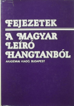 Fejezetek a magyar ler hangtanbl