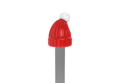 T�li sapka, piros/feh�r - F�m k�nyvjelz�