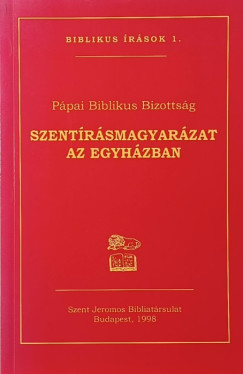 Szent�r�smagyar�zat az Egyh�zban