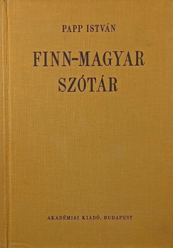 Papp István - Finn-magyar szótár