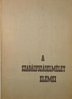Szday Rezs - A szablyozselmlet elemei
