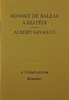 A rejtly - Albert Savarus