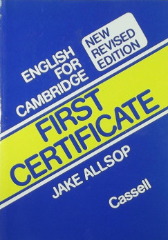 Jake Allsop - English for Cambridge First Certificate