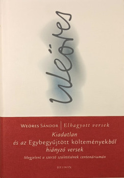 We�res S�ndor - Steinert �gota   (Szerk.) - Elhagyott versek