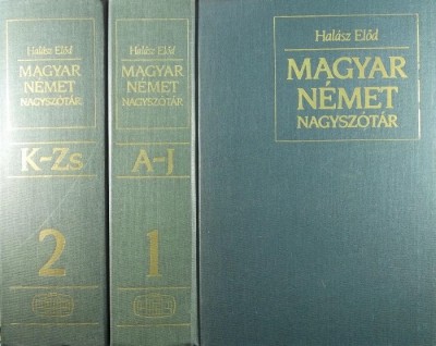 Halász Előd - Magyar-német nagyszótár 1-2.