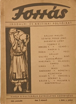 Forr�s I. �vf., I. sz�m, 1943. janu�r