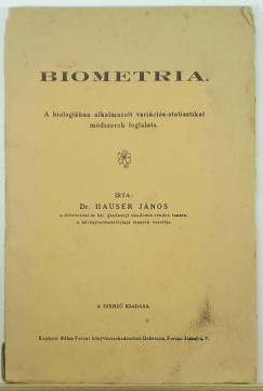 Dr. Hauser Jnos - Biometria