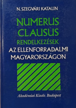 Numerus clausus rendelkezsek az ellenforradalmi Magyarorszgon