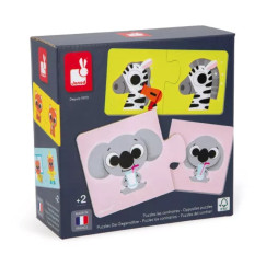 Ellent�tek, p�ros puzzle (Janod,J02627)