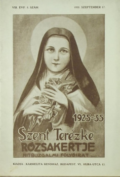 Szent Terzke rzsakertje - VIII. vf. 5. szm 1935. szeptember