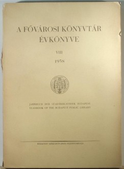 A Fvrosi Knyvtr vknyve 1938