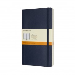 Moleskine notesz QP616B20 puha zafr kk "L" vonalas