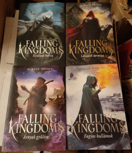 Morgan Rhodes - Falling Kingdoms sorozat 1-4. (Kirlyok harca, Lzadk tavasza, rnyak gylse, Fagyos hullmok)