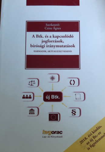 Czine gnes szerk. - Az j Btk. s a kapcsold jogforrsok, brsgi irnymutatsok