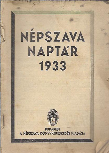 Npszava naptr 1933
