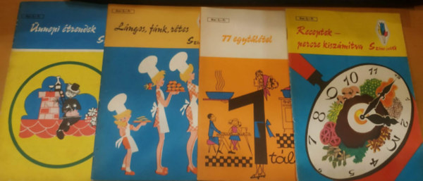 Mur�nyi P�ter, Rudnay J�nos Pelle J�zsefn� - 4 db Sz�ne-java: Receptek - percre kisz�m�tva + 77 egyt�l�tel + L�ngos, f�nk, r�tes + �nnepi �trendek