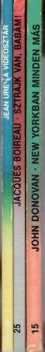 Jacques Boireau, John Donovan Jean Ure - 3 db Piknik k�nyv: New York minden m�s + Sztr�jk van, bab�m! + A videoszt�r