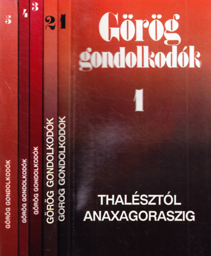 Kossuth K�nyvkiad� - G�r�g gondolkod�k I-V.