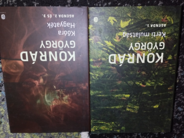 Konrád György - Agenda 1-3. Kerti mulatságok, Kőóra , Hagyaték